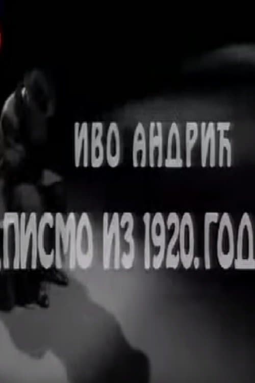 A Letter from 1920